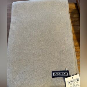 Lands End Gray Women’s Fleece Scarf - NWT